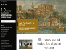 Tablet Screenshot of museobilbao.com